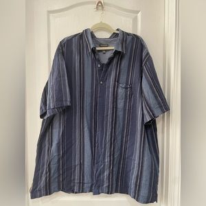 Van Heusen Big and Tall short sleeve button down